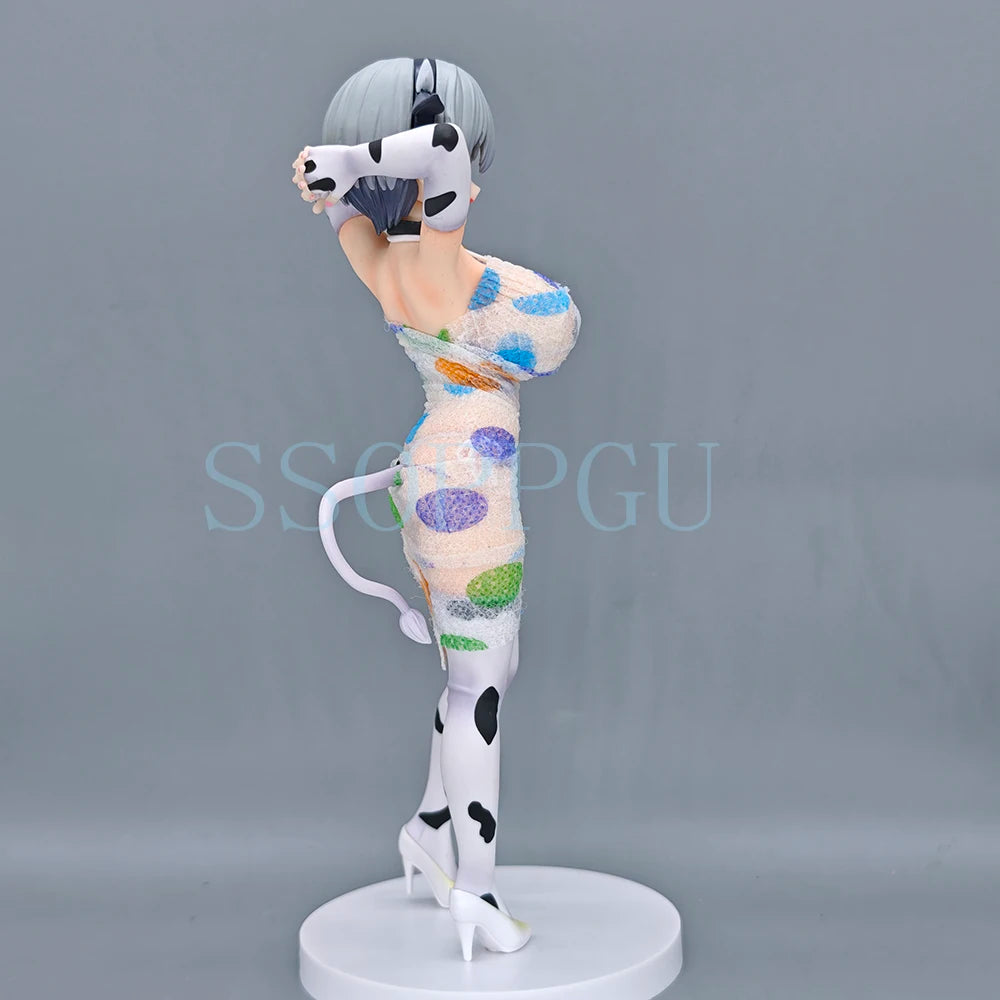 Wave Uzaki-chan Wa Asobitai! ω Uzaki Hana Dream Tech Cow Bikini Anime Girl PVC Action Figure Toy Statue Collection Model Doll