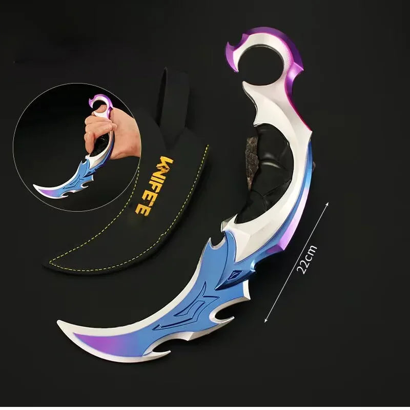 Valorant Melee Knife Toy Sword Figure Karambit Prime Reaver Series VCT Claw Knife Ion Tactical Knives Boys Gifts Game Gifts