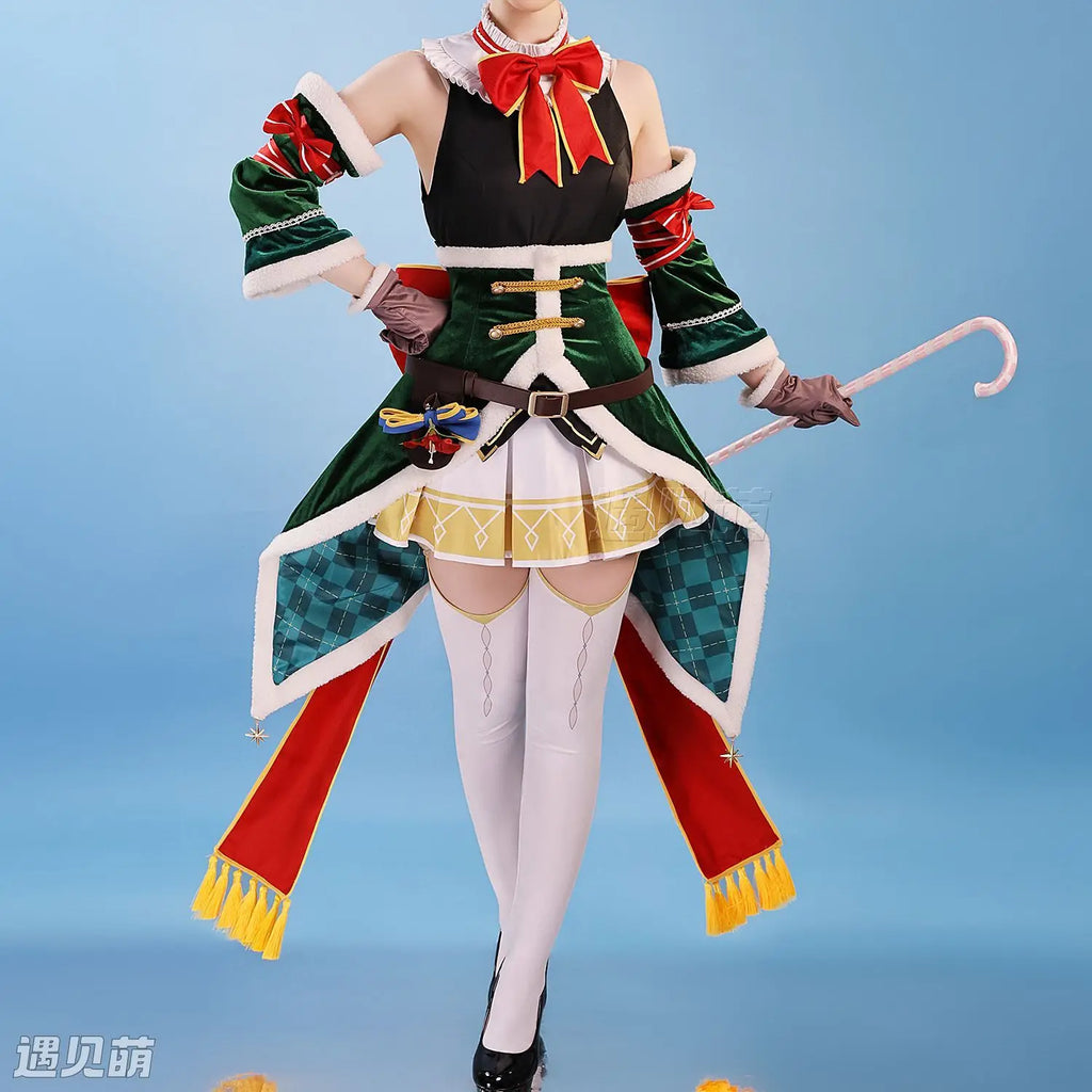 Rem Ram Christmas Dress Emilia Cosplay Costume Anime Re:ZERO - Starting Life in Another World  Dress for Women Halloween Suits