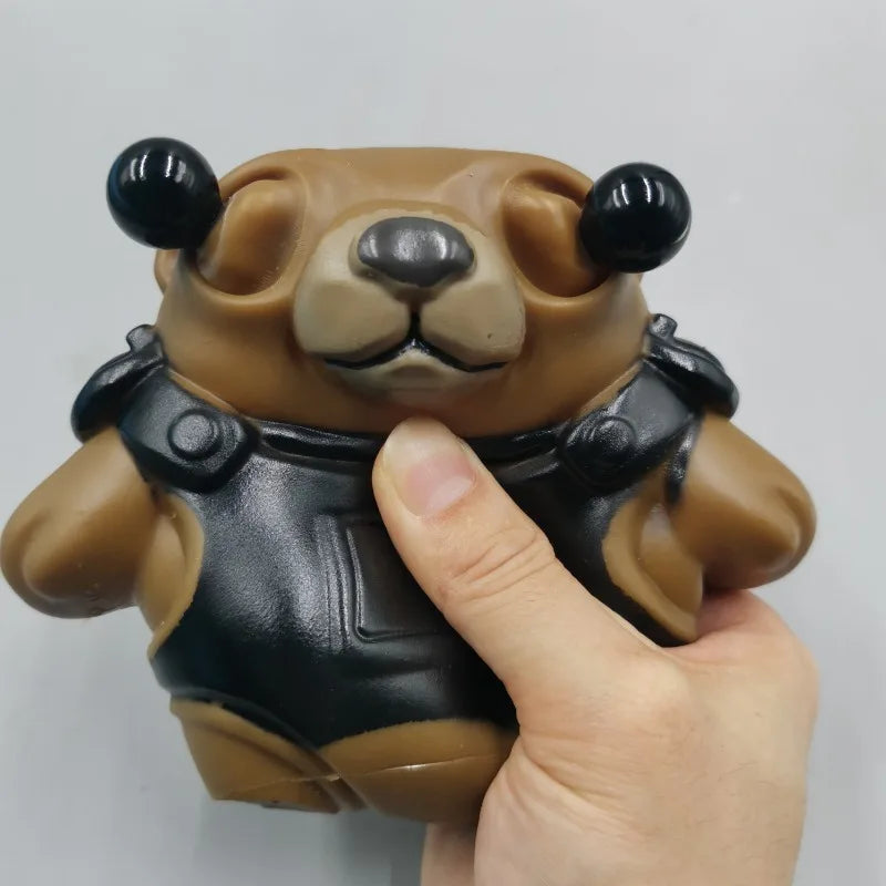Valorant Game Doll Tactical Bear Squeeze Toy Flex Decompression Relaxation Model Action Stress Relax Toys Holiday Gifts