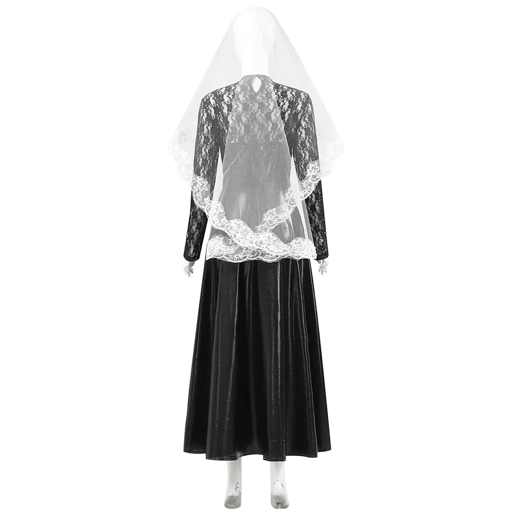 Osaragi Cosplay Anime Sakamoto Days Costume Wig Dress Veil Coat Outfit Women Assassin Shishiba Halloween Carnival Full Set