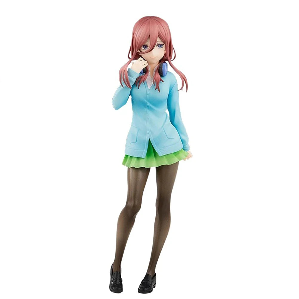 Anime Nakano Miku figure Nakano Miku Nakano Nin action figures Nakano Miku Nakano Nin figurine PVC Model Collection Statue Gifts