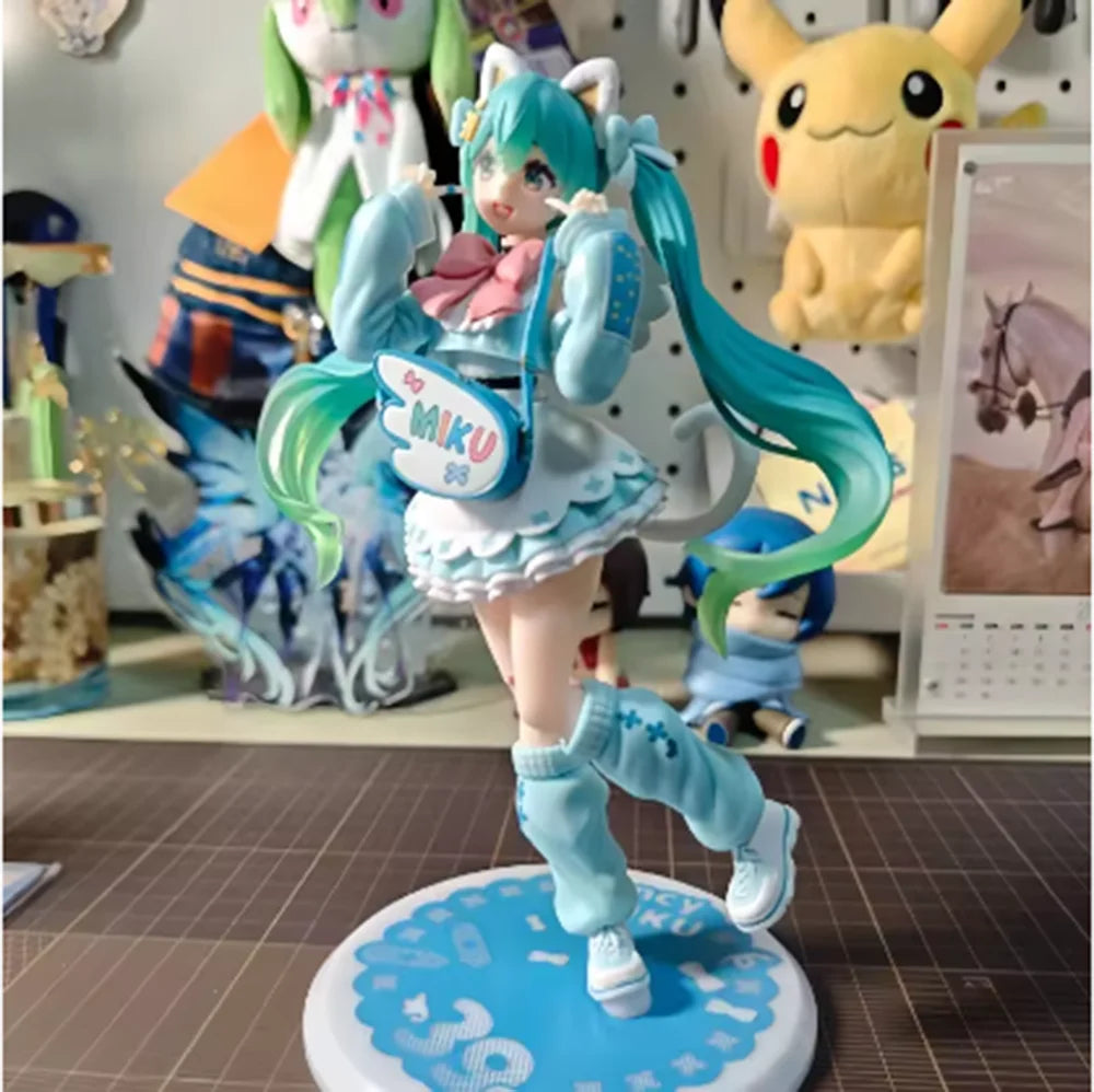 Hatsune Miku Anime Figure Action Figurine Model Collector Toys Hatsune Miku BANPRESTO Collectible Gift