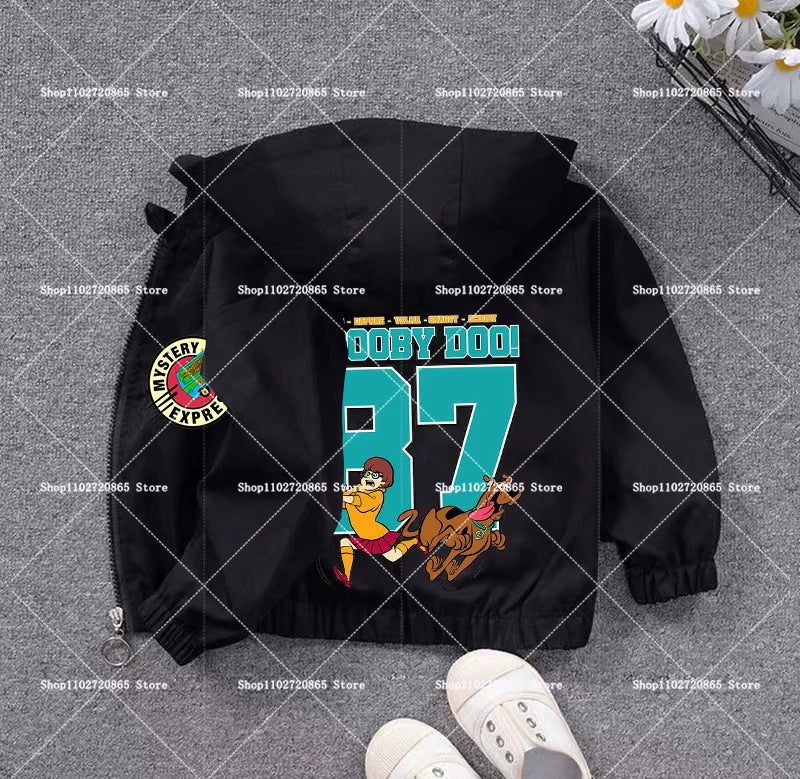 Scooby-Doo Coat Windbreaker Zipper Clothes Breathable Soft Hooded Game Cartoon Anime Figure Spring Autumn Jacket Birthday Gift