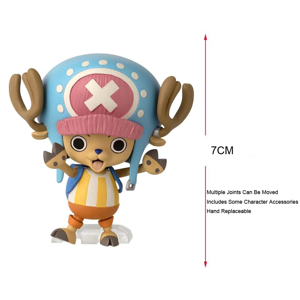 One Piece Anime Heroes Series Tony Tony Chopper Action Figure - Collector's Gift For Fans - Anime Figurines Party Decoration