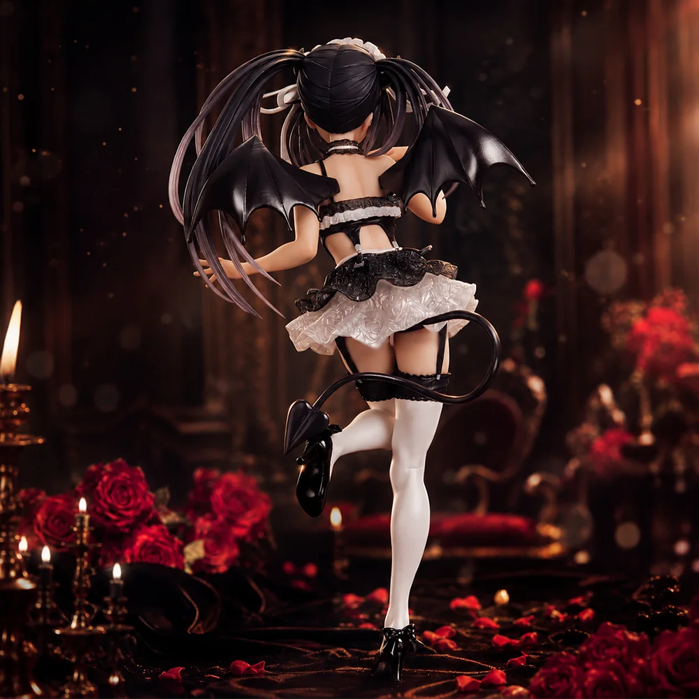 1pc Dark Demon Maid Figure Model, Anime Atmosphere Desk & Car Decor Collectible Statue, Ideal Gift for Birthdays & Holidays.