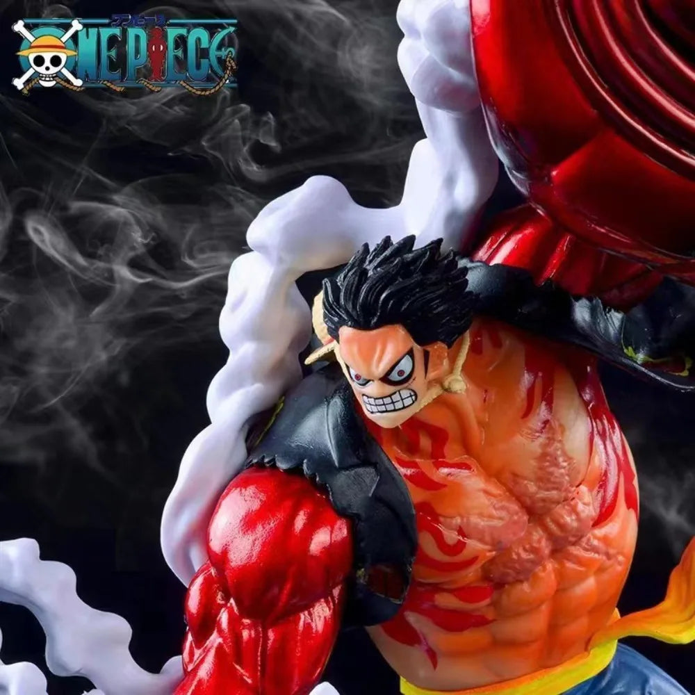 One Piece's hand and the country's fourth gear Lufei Ape King gun fist Meng Qi D Road Feinika hand GK model desktop ornaments