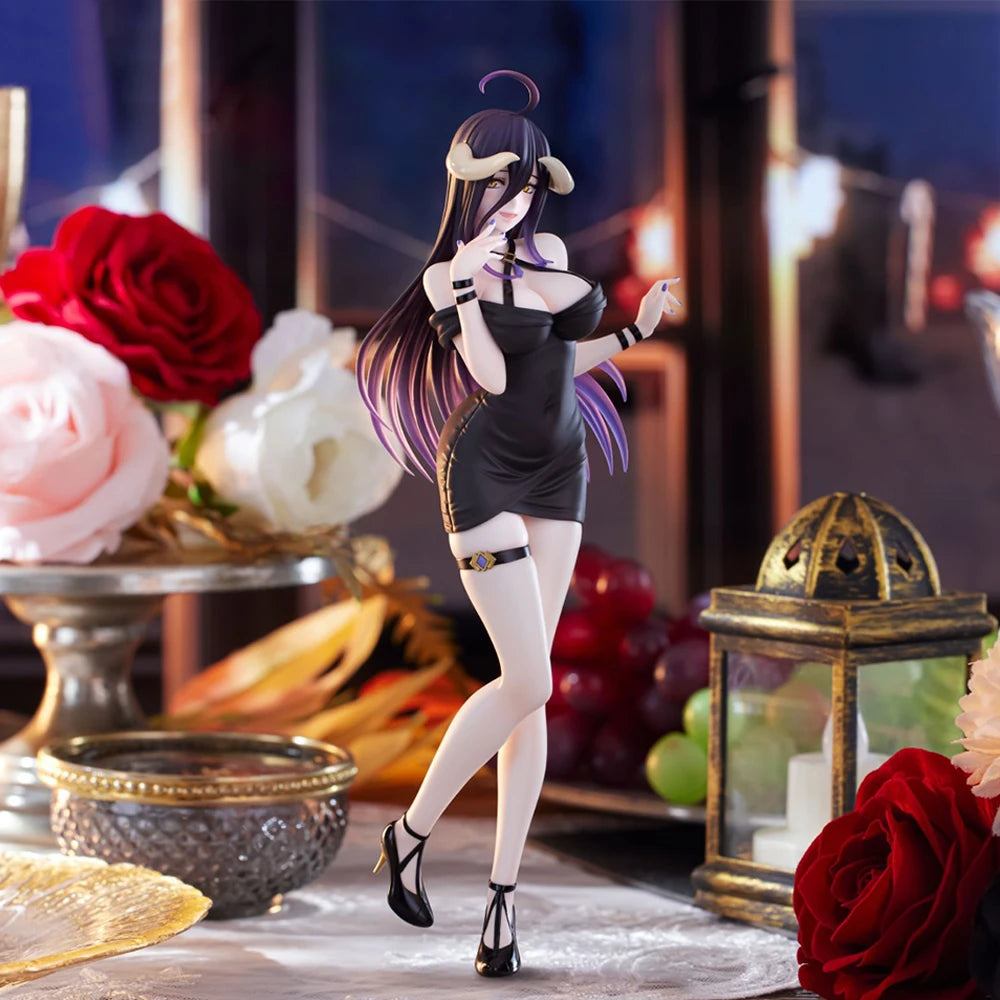 Anime Albedo Figure Shalltear Bloodfallen Action Figures PVC Cute Model Albedo Figurine Bunnies Figure Collection Desktop Gifts