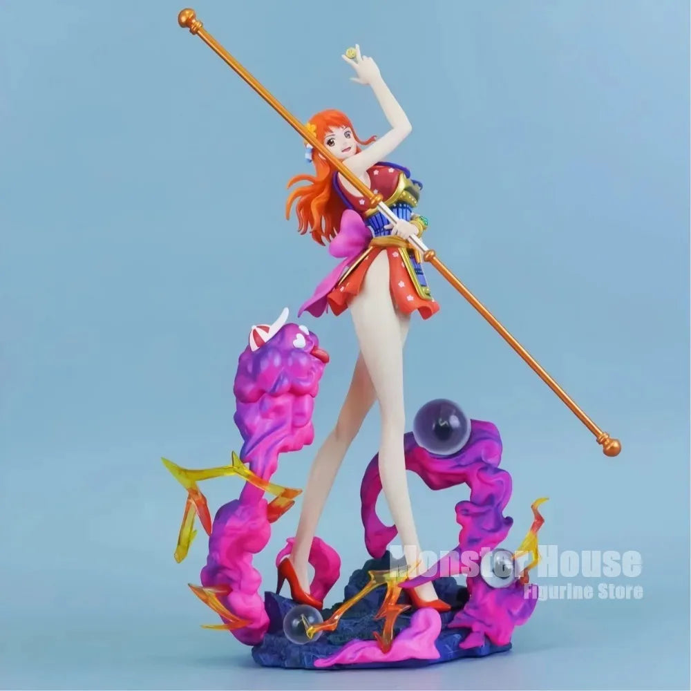 30cm/11.81in Anime ONE PIECE Figure Nami Action Figures Pvc Statue Desktop Ornamen Collection Model Toys Gifts