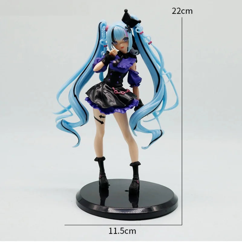 Anime Hatsune Miku Kawaiii Figure 19cm PVC Models Collecting Desktop Decor Toys Birthday Cute Gift