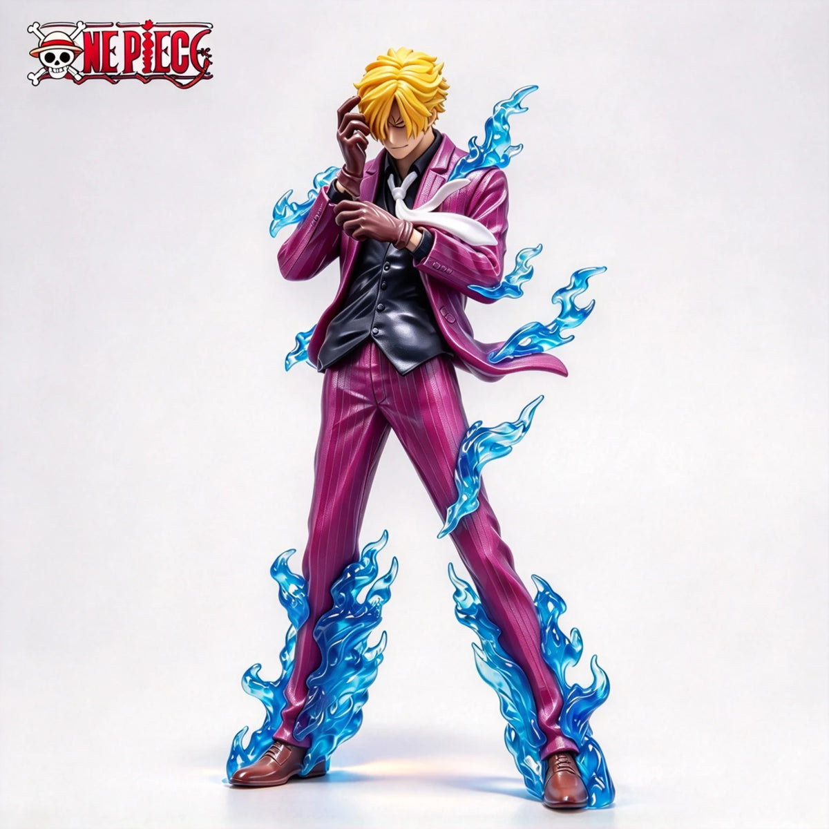 24cm/9.45in Anime ONE PIECE Figure Diable Jambe Sanji Action Figures Pvc Statue Desktop Ornamen Collection Model Toys Gifts