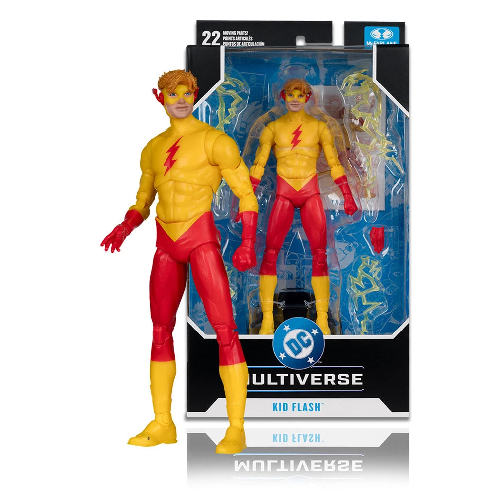 Mcfarlane Toys Batman Arkham Knight/Neal Adam/Kelly Jones/Justice League/Kid Flash/Sentinel 7in Action Figure Model Doll
