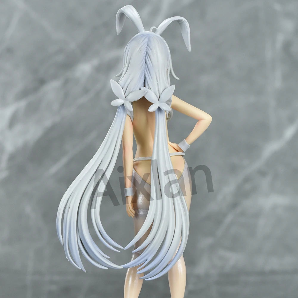 Aixlan Azur Lane Figure MNF Le Malin 26cm Lazy White Rabbit PVC Action Figure Amine Adult Anime Girl Statue Collectible Figurine