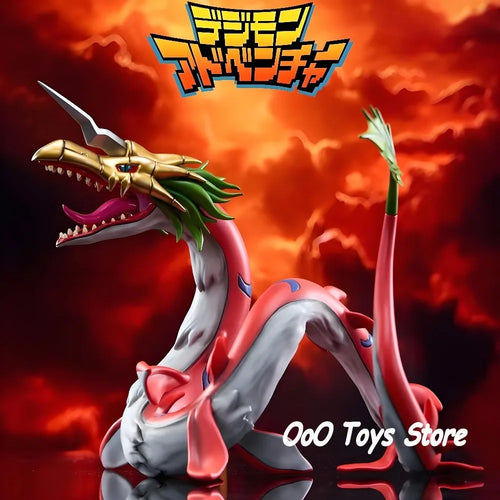 17.5cm/6.89in Anime Digimon Adventure Figure Mega Seadramon Action Figures Pvc Statue Collection Model Toys Gifts