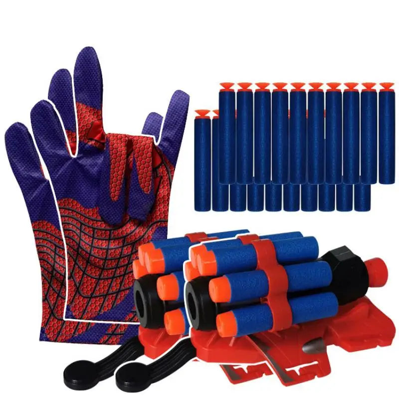 June 1st Party Launcher Glove Web Cosplay Shooters Recoverable Wristband Halloween Props Christmas Gift Carnival Toys Set
