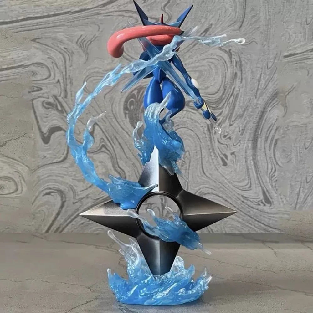 19cm/7.48in Anime Pokemon Figure Greninja Action Figures Pvc Statue Desktop Ornamen Collection Model Toys Gifts