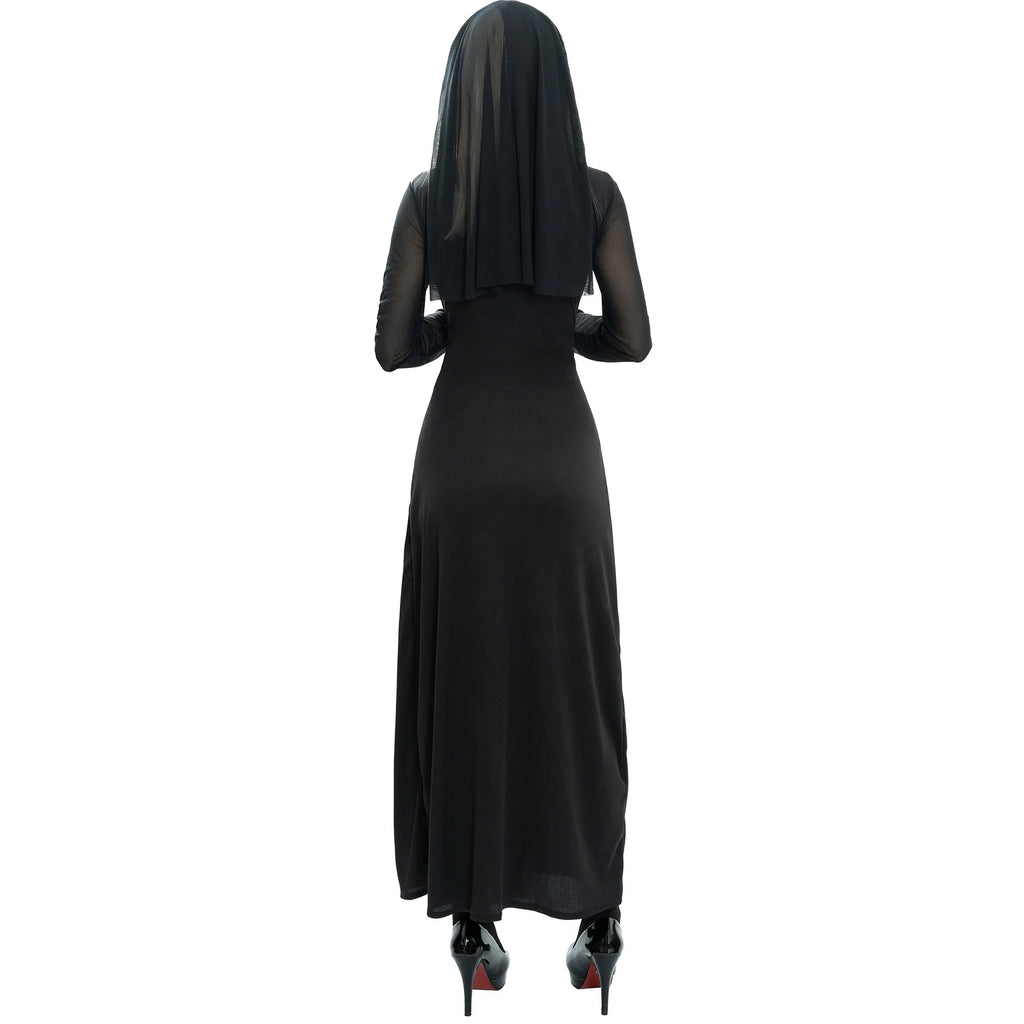 New Halloween Cute Female Anime Nun Costume Role Play Performance Clothes Sexy Ladies Performance Fancy Dress Sister Costume