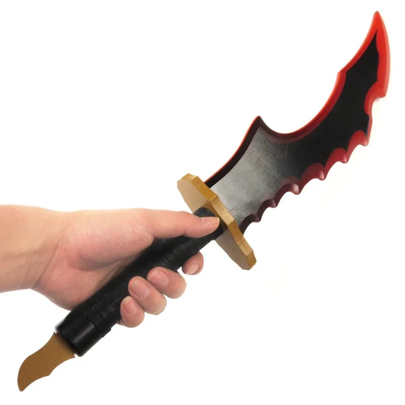 Solo Leveling Kanata Sword Mizushino Shun Anime Cosplay Prop Wooden Ninja Knife Real Size Japanese Katana Samurai Sabre Toy Gift