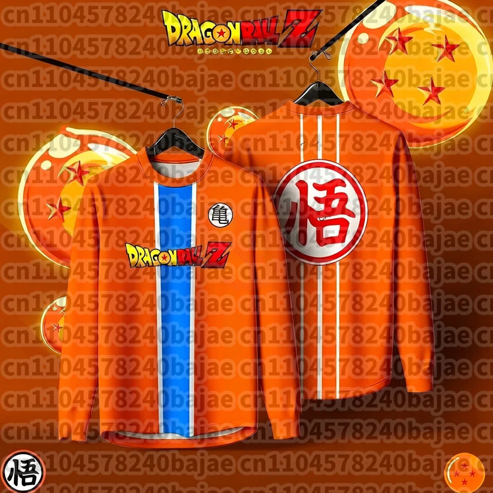 2026 Japanese Anime Dragon Ball Z Son Goku 3D Adult Mens/Womens Autumn/Winter Long Sleeve T-Shirt Kids Cartoon Long Sleeve Tops