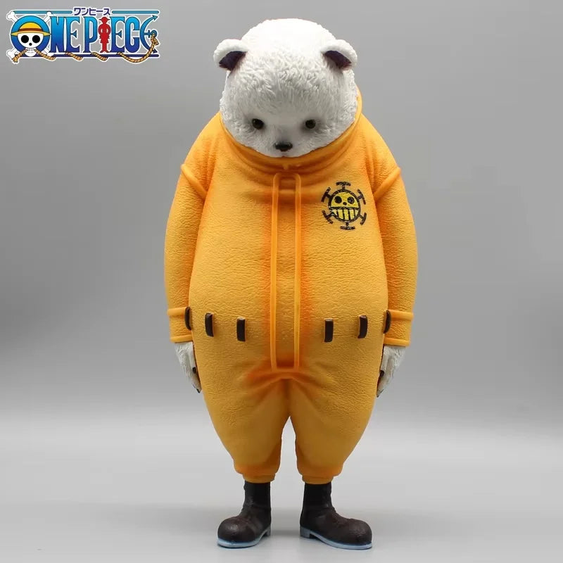 24.5cm Anime One Piece Bepo Figure Kawaii Silent Decadent Bear Manga Statue Pvc Action Figurine Collectible Model Toy Gift