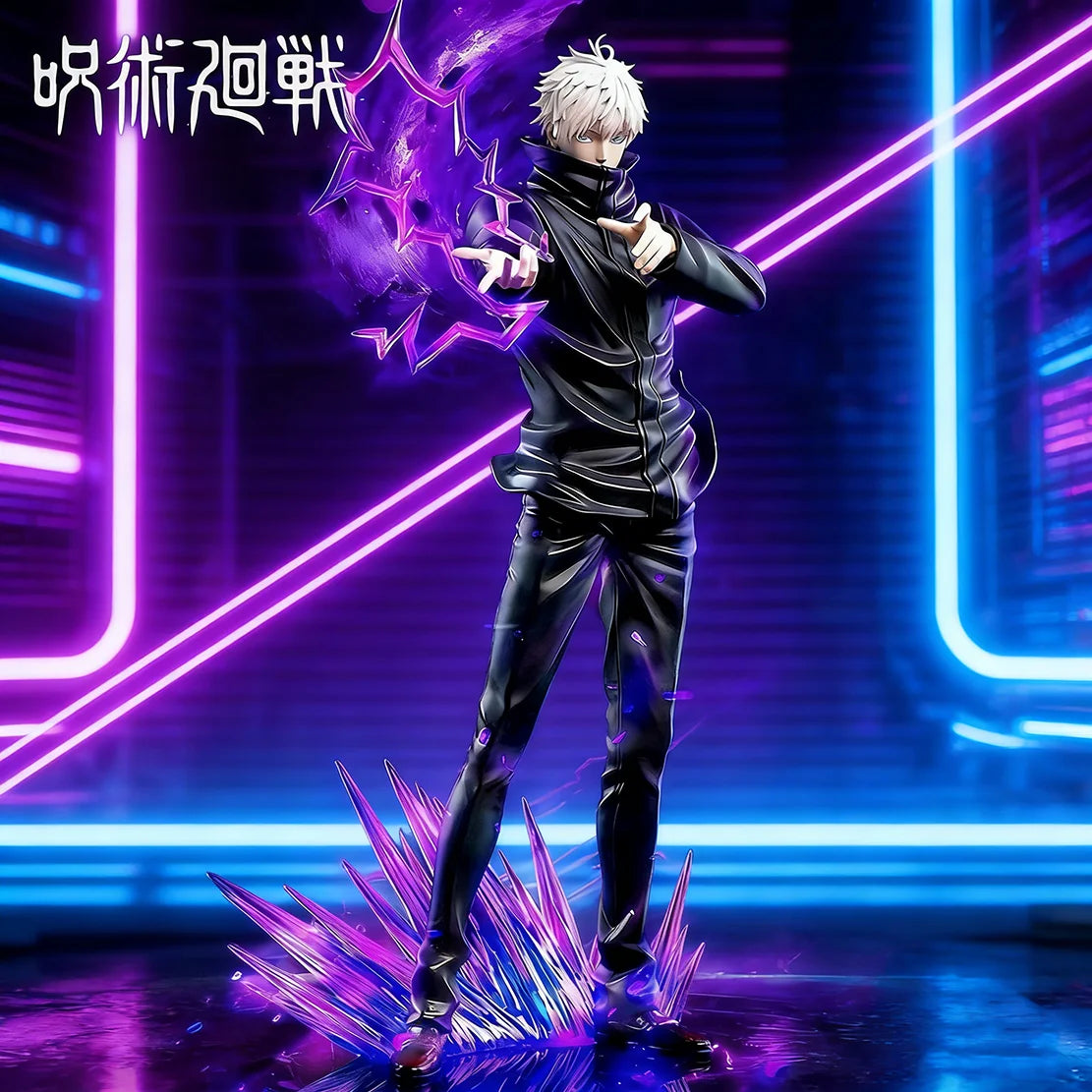 31cm Anime Jujutsu Kaisen Figure Gojo Satoru Action Figures Pvc Statue Desktop Ornamen Collection Model Toys Gifts