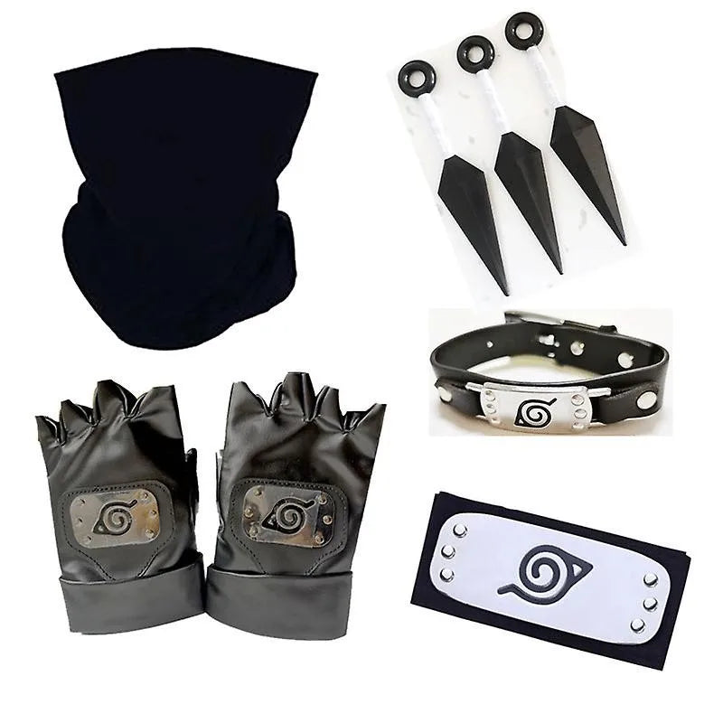 Kakashi Gloves & Headband Set