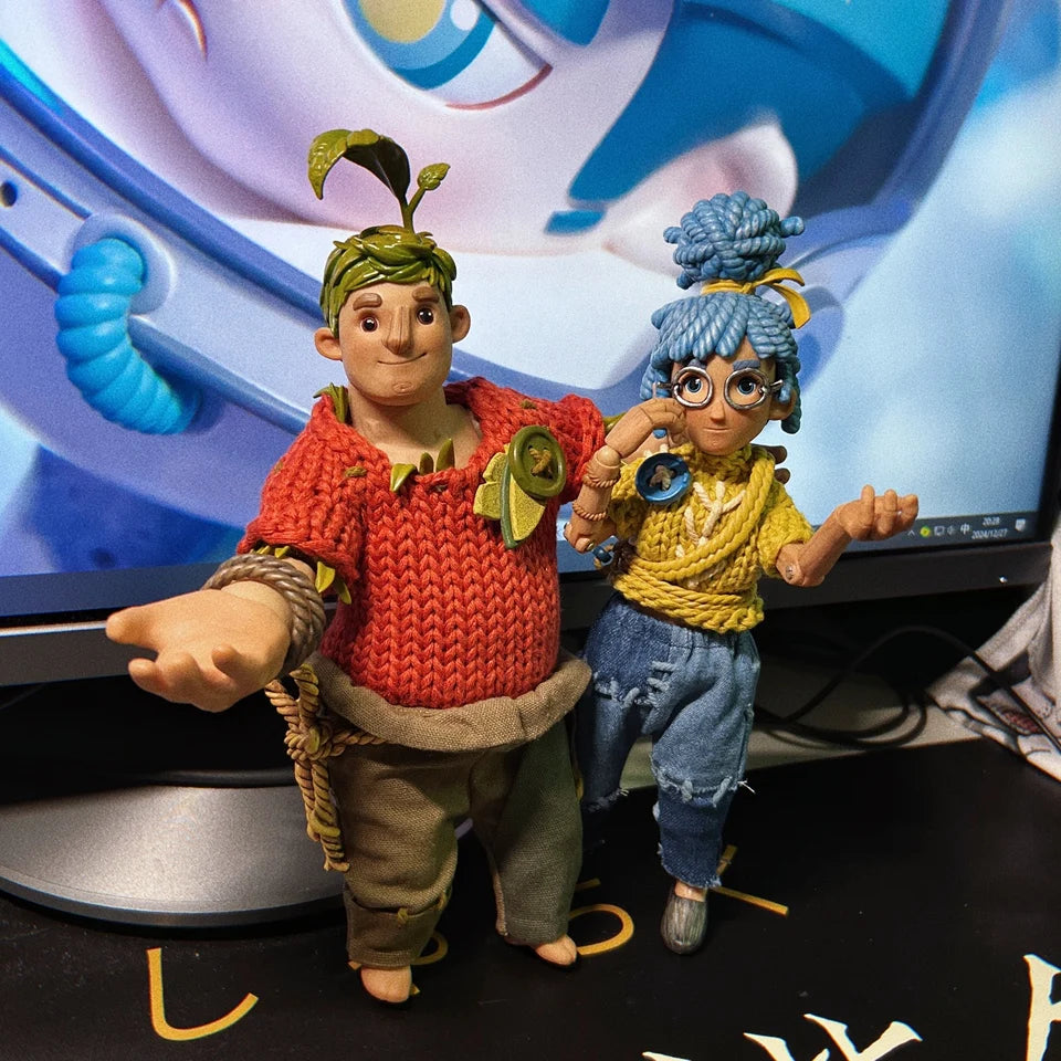 Double-row cloth can move me. it takes two games can move me. Home desktop decoration ornaments can be collected