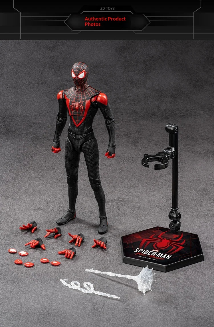 Zd Toys Marvel Spider Man Action Figure Ps4 Game Version Full Articulated Collectible Model For Display