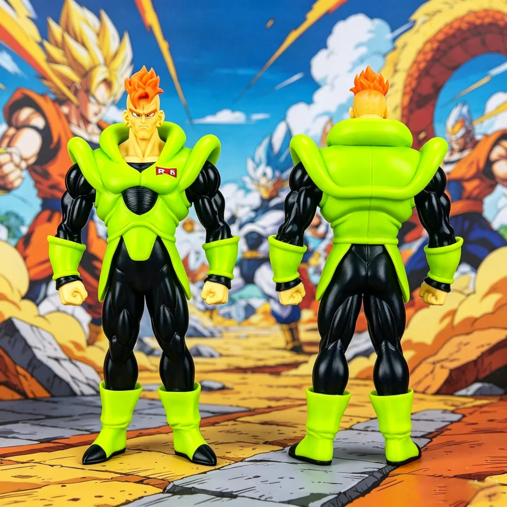 Anime Dragon Ball Z ANDROID 16 Figures Artificial Human 16 Action Figures 21cm/8.27inch PVC Statue Collection Model Toys Gifts