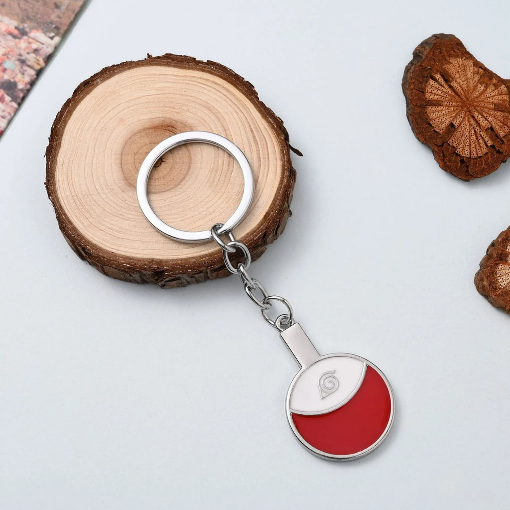 Naruto cartoon anime game merchandise keychain pendant creative Konoha rogue ninja Akatsuki organization pendant accessory