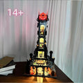 2026 New Home Decoration Creative Black Tower Model Toys 5471PCS Birthday and Christmas Gifts