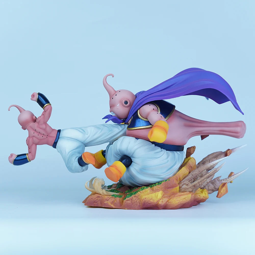 18cm/7.08in Anime Dragon Ball Figure Majin Buu VS Buu Action Figures Pvc Statue Desktop Ornamen Collection Model Toys Gifts