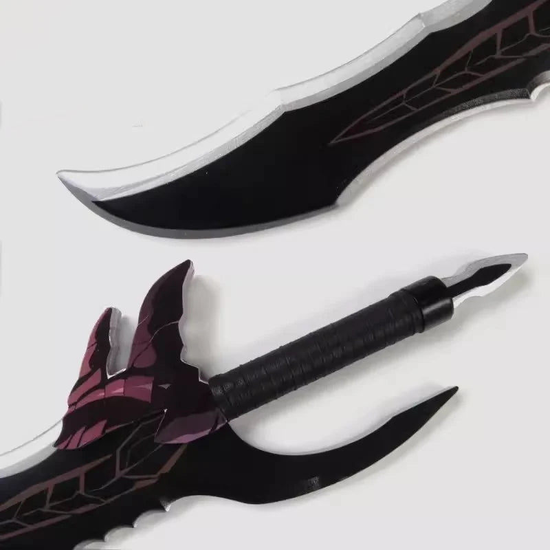 Solo Leveling Kanata Sword Mizushino Shun Anime Cosplay Prop Wooden Ninja Knife Real Size Japanese Katana Samurai Sabre Toy Gift