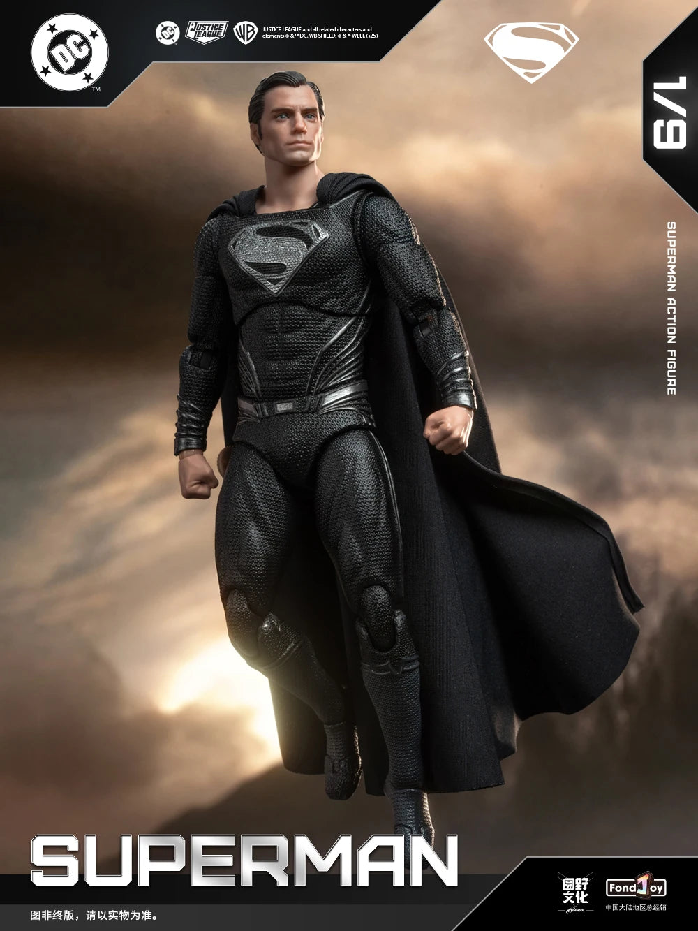 Original Fondjoy David Corenswet Superman Action Figure 1/9 New SupermanFigure PVC Joint Movable Collection Model Toys Gift
