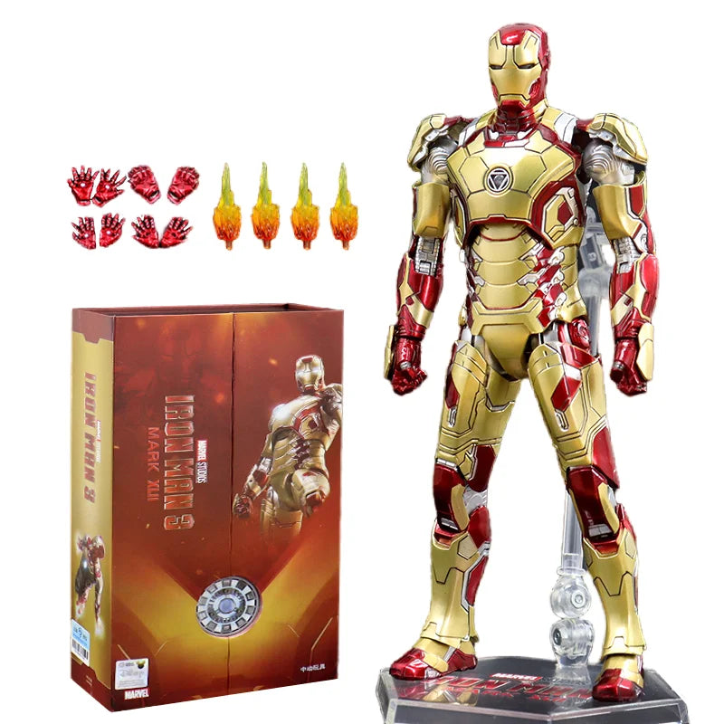 ZD Iron Man Figure Legends Iron Man Mk41 Mk47 Tank MK24 Iron Patriot 2.0 MK35 Red Snapper 1/10 Scale Iron Man Collections Gift
