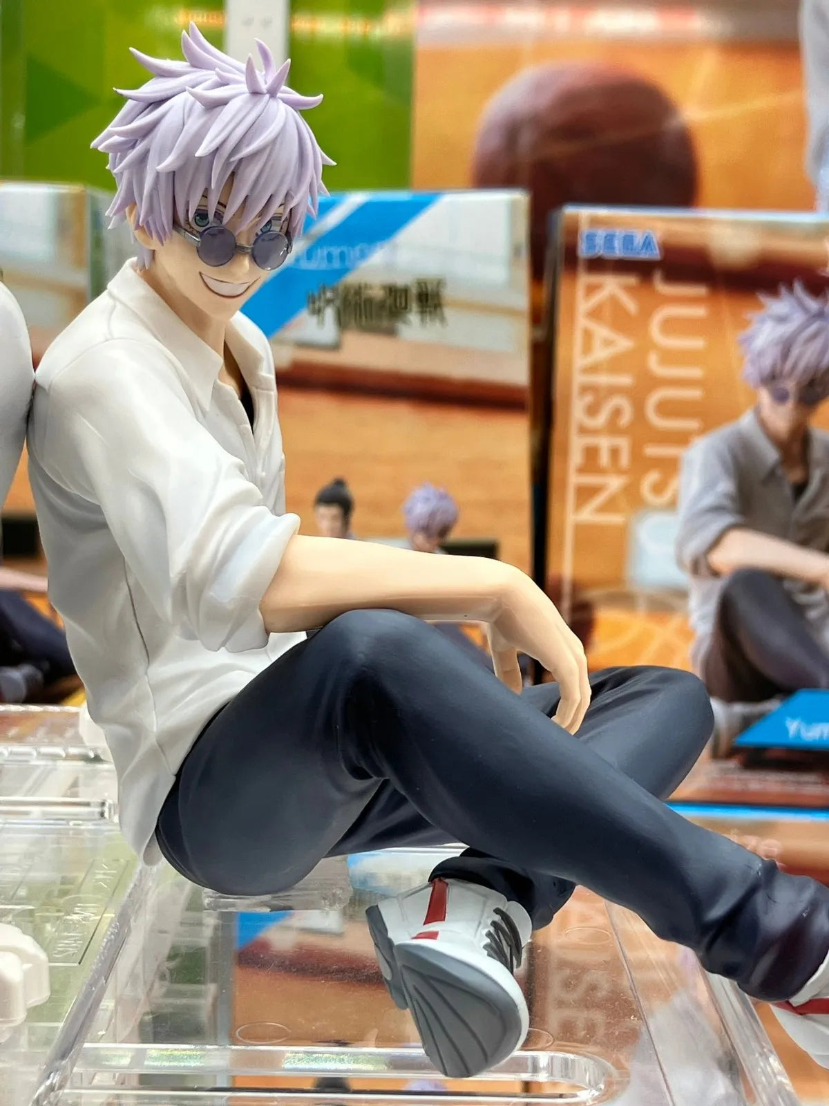 Anime Jujutsu Kaisen Figure Gojo Satoru Action Figure Noodle Stopper Doll Geto Suguru Statue 14cm PVC Model Yumemirize Toys