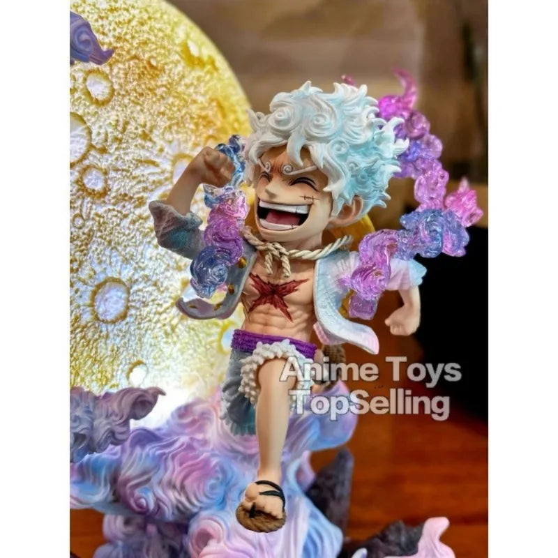 13.5cm/5.31in Anime One Piece Figure Moon Nika Luffy Action Figures Pvc Statue Collection Model Toys for Gifts