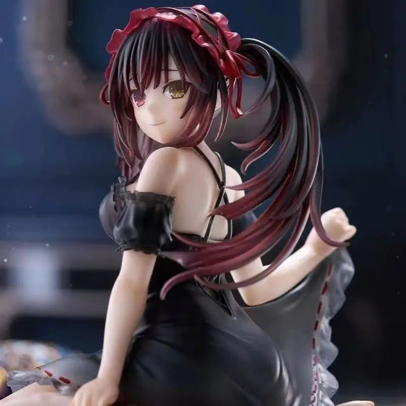 Taito Kurumi Tokisaki Prize Figure Date A Live Anime Nightgown Spirit Character Statue Desktop Decoration For Anime Collectors