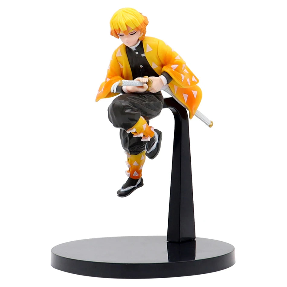 Demon Slayer Action Figure Kimetsu No Yaiba Kamado Tanjirou Agatsuma Zenitsu Action Figure Anime Model Statue Toys Gifts