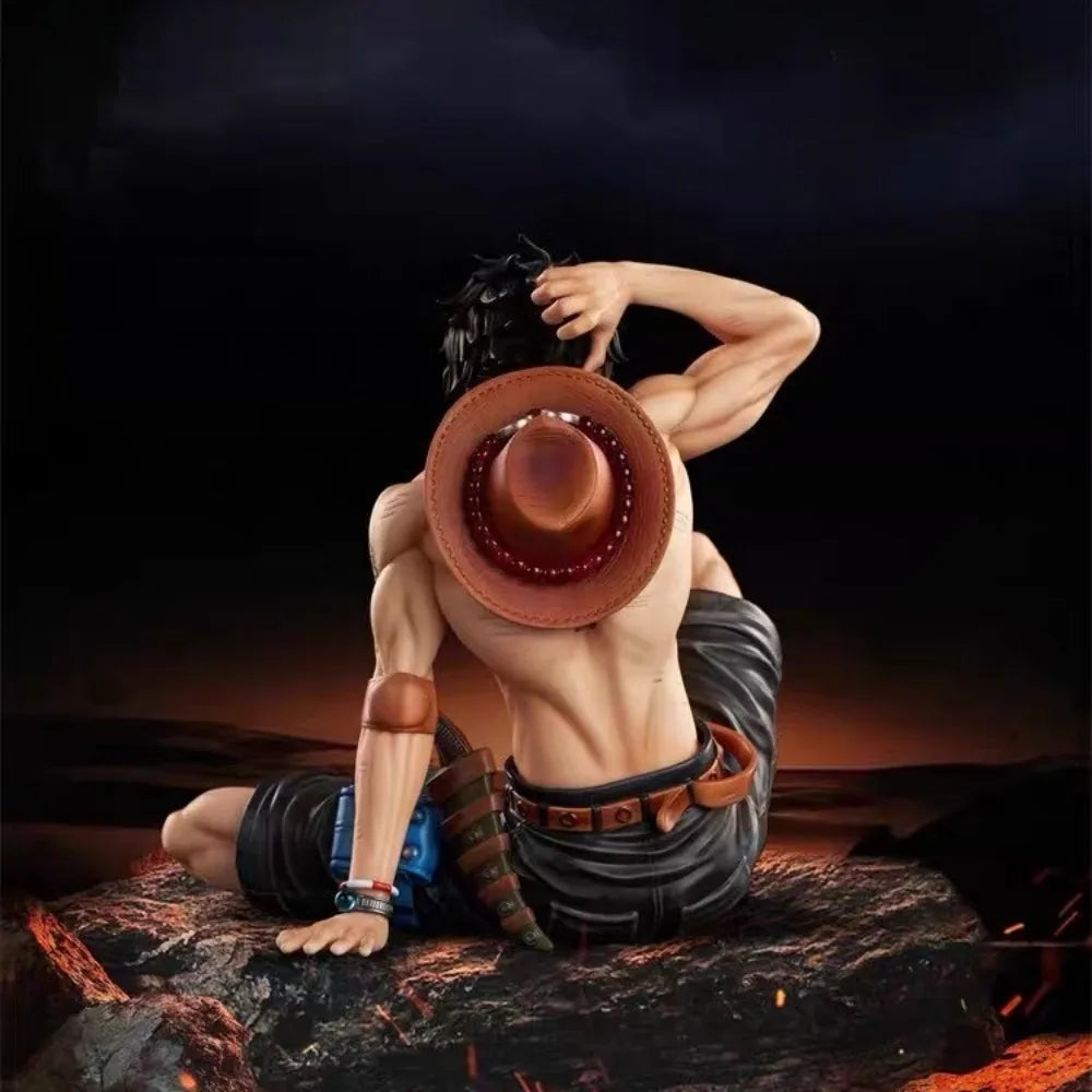 14cm ONE PIECE ACE Figure Collectible Decorations Anime Goods Toy Gift Christmas Present