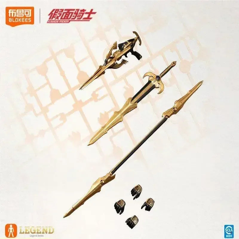 Blokees Kamen Rider Legend Edition Kuuga Accessories Expansion Pack Anime Action Figure Sculpture Kit Collectible Model PVC Toys