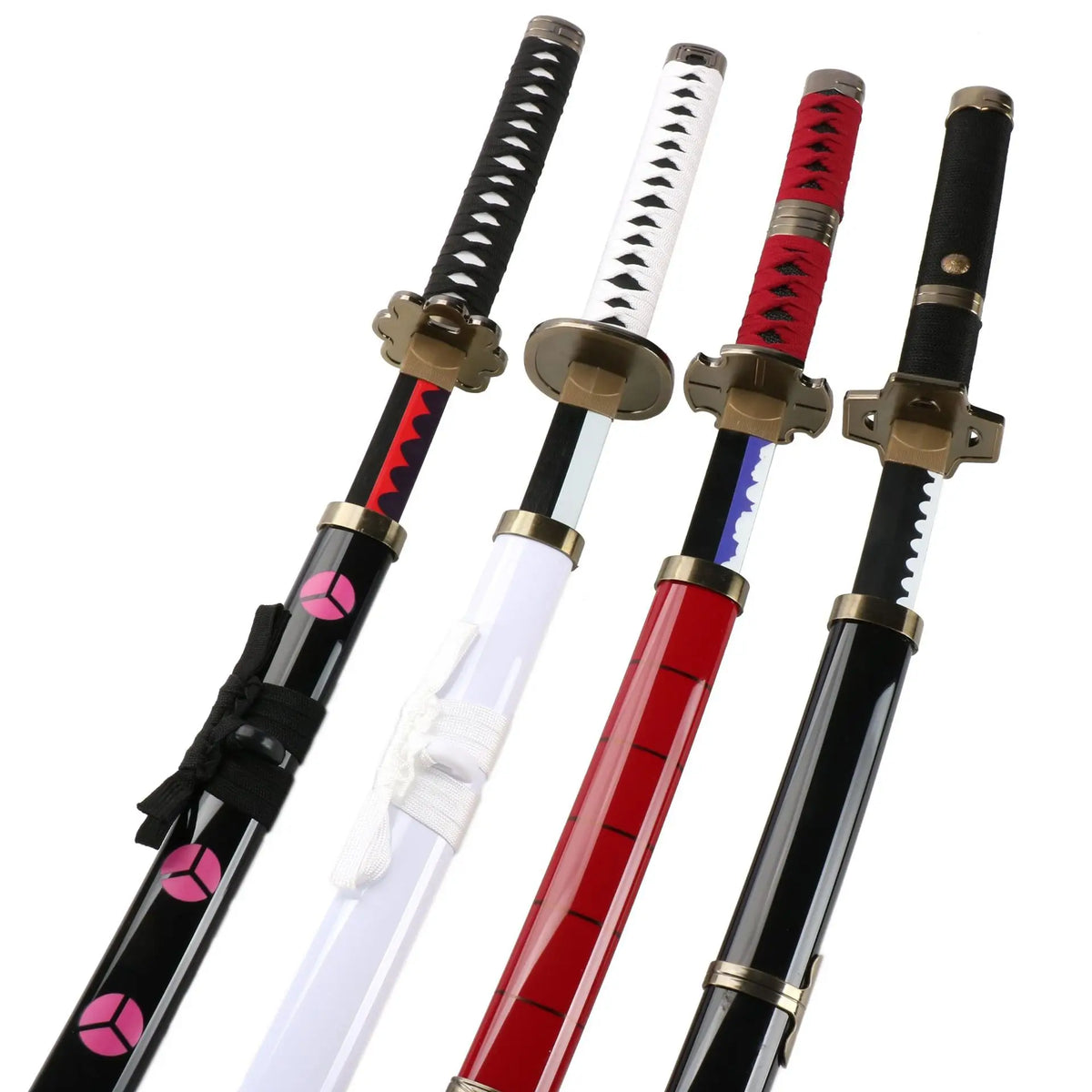 40incn Roronoa Zoro Katana Ninja Knife Sword Anime One Piece Cosplay Real Size Japanese Katana Original Samurai Sabre Toy Gift