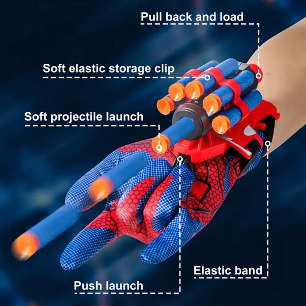 Hero Cosplay Spider Role-Playing Prop Set, Halloween Spider Character Props, Boys' Hero Costume Set, Festival Party Outfit, Ideal Hero Props for Boys, Stage Performance Props, as Birthday Gifts, Holiday Gifts, Party Gifts, Ha