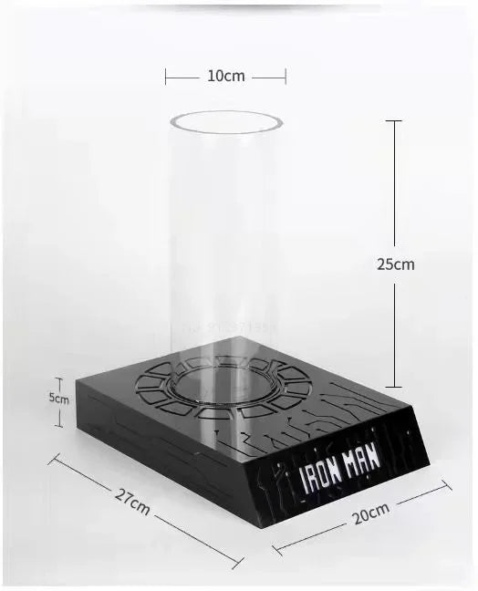 Marvel 1:1 Iron Man Mk5 Jarvis Helmet Remote Voice Control Auto Helmet Mask With Led Light Figure Boy Christmas Birthday Gift