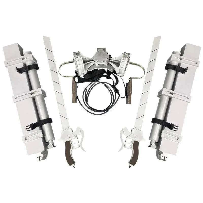 Anime Eren 3D Maneuver Gear Mikasa Cosplay Props Weapon Swords Thunder Spears For Halloween Christmas Party