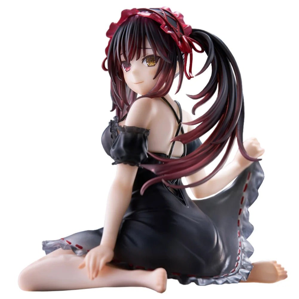 13cm Anime figure Tokisaki Kurumi  nightgown action figures Tokisaki Kurumi figurine Doll Model Toy Adult Collection Statue Gift