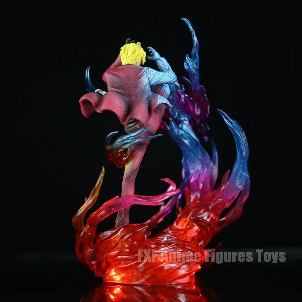 8.86in/22.5cm Anime ONE PIECE Figure Diable Jambe Sanji Action Figures Pvc Desktop Ornamen Collection Model Toys Gifts