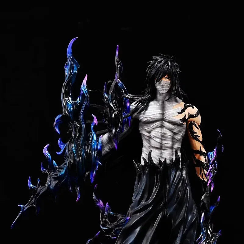 31-33cm Bleach Ichigo Figure Hollow White Horned & Mugetsu Form Pvc Anime Peripheral Desktop Decor Collectible Statue Fan Gift