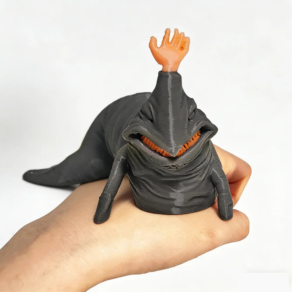 New 3D Printing Anime Figures Toy Maja Eater Bloop Model Figure Creative Small Monster Series Figures Collection Toy Kids Gift