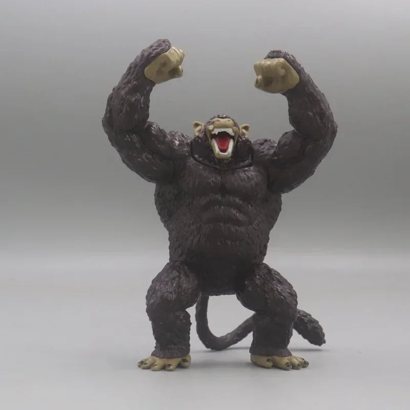 Anime Dragon Ball Super Saiyan Vegeta Goku golden Great Ape Gorilla Action Figure Collection Model car ornament Doll Toys gifts